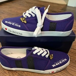 Brand new Baltimore Ravens sneakers size 8.5